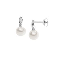 Orecchini Comete Donna Perle d'amore in Oro bianco ORP735